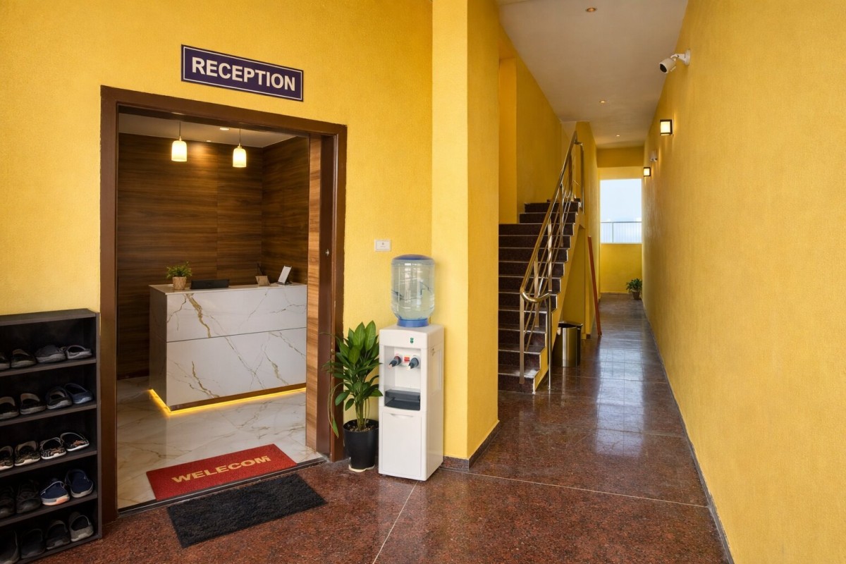 Hotel corridor at Hotel Lakeside Hyderabad